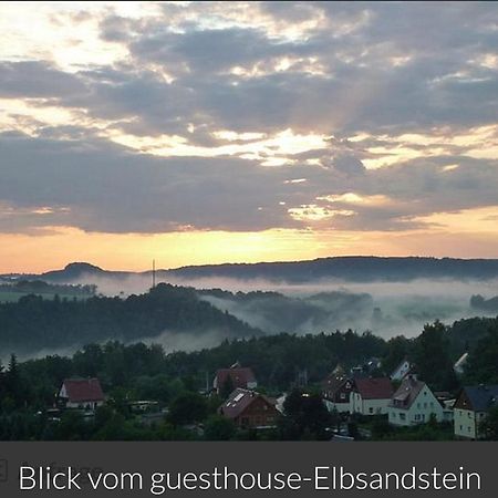 Guesthouse Elbsandstein App. Bastei Rathmannsdorf Zewnętrze zdjęcie