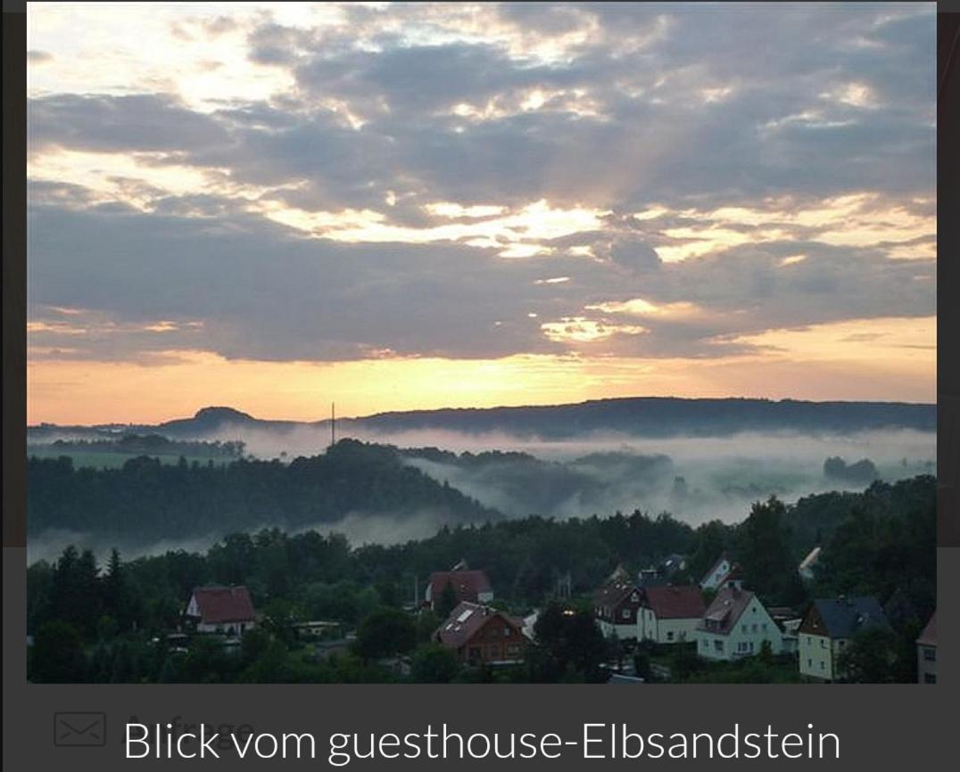 Guesthouse Elbsandstein App. Bastei Rathmannsdorf Zewnętrze zdjęcie